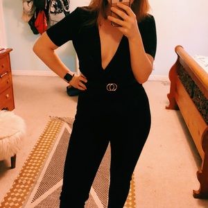 Zara Trafaluc Black Jumpsuit